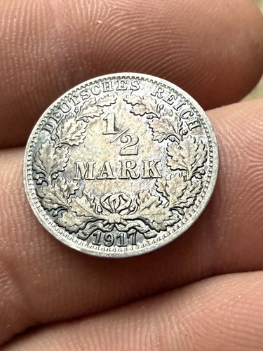 1917 germany mark silver - germany,