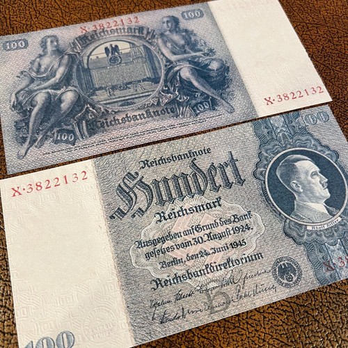 Third reich currency adolf - reich,