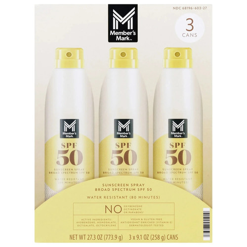 Member mark sunscreen spray - mark,